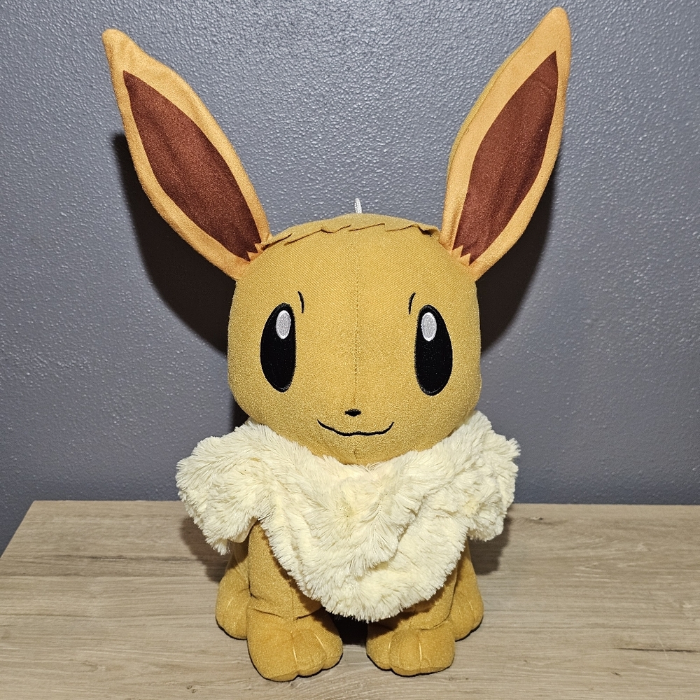 The Toy Factory Pokemon 16" Eevee Stuffed Animal Plush Toy